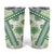 Hawaii Quilt Tumbler Cup Kakau Polynesian Pattern Olive Green Version