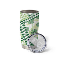 Hawaii Quilt Tumbler Cup Kakau Polynesian Pattern Olive Green Version LT01 - Polynesian Pride