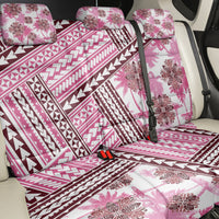 Hawaii Quilt Back Car Seat Cover Kakau Polynesian Pattern Mauve Pink Version LT01 - Polynesian Pride