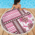 Hawaii Quilt Beach Blanket Kakau Polynesian Pattern Mauve Pink Version LT01 - Polynesian Pride