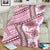 Hawaii Quilt Blanket Kakau Polynesian Pattern Mauve Pink Version LT01 - Polynesian Pride