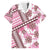 Hawaii Quilt Family Matching Short Sleeve Bodycon Dress and Hawaiian Shirt Kakau Polynesian Pattern Mauve Pink Version LT01 Dad's Shirt - Short Sleeve Pink - Polynesian Pride