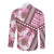 Hawaii Quilt Long Sleeve Button Shirt Kakau Polynesian Pattern Mauve Pink Version LT01 - Polynesian Pride