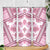 Hawaii Quilt Skinny Tumbler Kakau Polynesian Pattern Mauve Pink Version