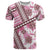 Hawaii Quilt T Shirt Kakau Polynesian Pattern Mauve Pink Version LT01 Pink - Polynesian Pride