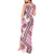 Hawaii Quilt Tank Maxi Dress Kakau Polynesian Pattern Mauve Pink Version LT01 - Polynesian Pride