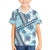 Hawaii Quilt Family Matching Off Shoulder Short Dress and Hawaiian Shirt Kakau Polynesian Pattern Sky Blue Version LT01 Son's Shirt Blue - Polynesian Pride