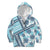 Hawaii Quilt Kid Hoodie Kakau Polynesian Pattern Sky Blue Version LT01 Zip Hoodie Blue - Polynesian Pride