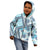 Hawaii Quilt Kid Hoodie Kakau Polynesian Pattern Sky Blue Version LT01 - Polynesian Pride