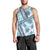 Hawaii Quilt Men Tank Top Kakau Polynesian Pattern Sky Blue Version LT01 - Polynesian Pride