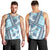 Hawaii Quilt Men Tank Top Kakau Polynesian Pattern Sky Blue Version LT01 - Polynesian Pride