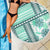 Hawaii Quilt Beach Blanket Kakau Polynesian Pattern Teal Version LT01 - Polynesian Pride