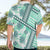 Hawaii Quilt Hawaiian Shirt Kakau Polynesian Pattern Teal Version LT01 - Polynesian Pride