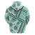 Hawaii Quilt Hoodie Kakau Polynesian Pattern Teal Version LT01 - Polynesian Pride