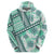 Hawaii Quilt Hoodie Kakau Polynesian Pattern Teal Version LT01 - Polynesian Pride