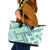 Hawaii Quilt Leather Tote Bag Kakau Polynesian Pattern Teal Version LT01 Teal - Polynesian Pride