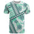 Hawaii Quilt T Shirt Kakau Polynesian Pattern Teal Version LT01 Teal - Polynesian Pride