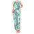 Hawaii Quilt Tank Maxi Dress Kakau Polynesian Pattern Teal Version LT01 Women Teal - Polynesian Pride