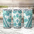 Hawaii Quilt Tumbler Cup Kakau Polynesian Pattern Teal Version