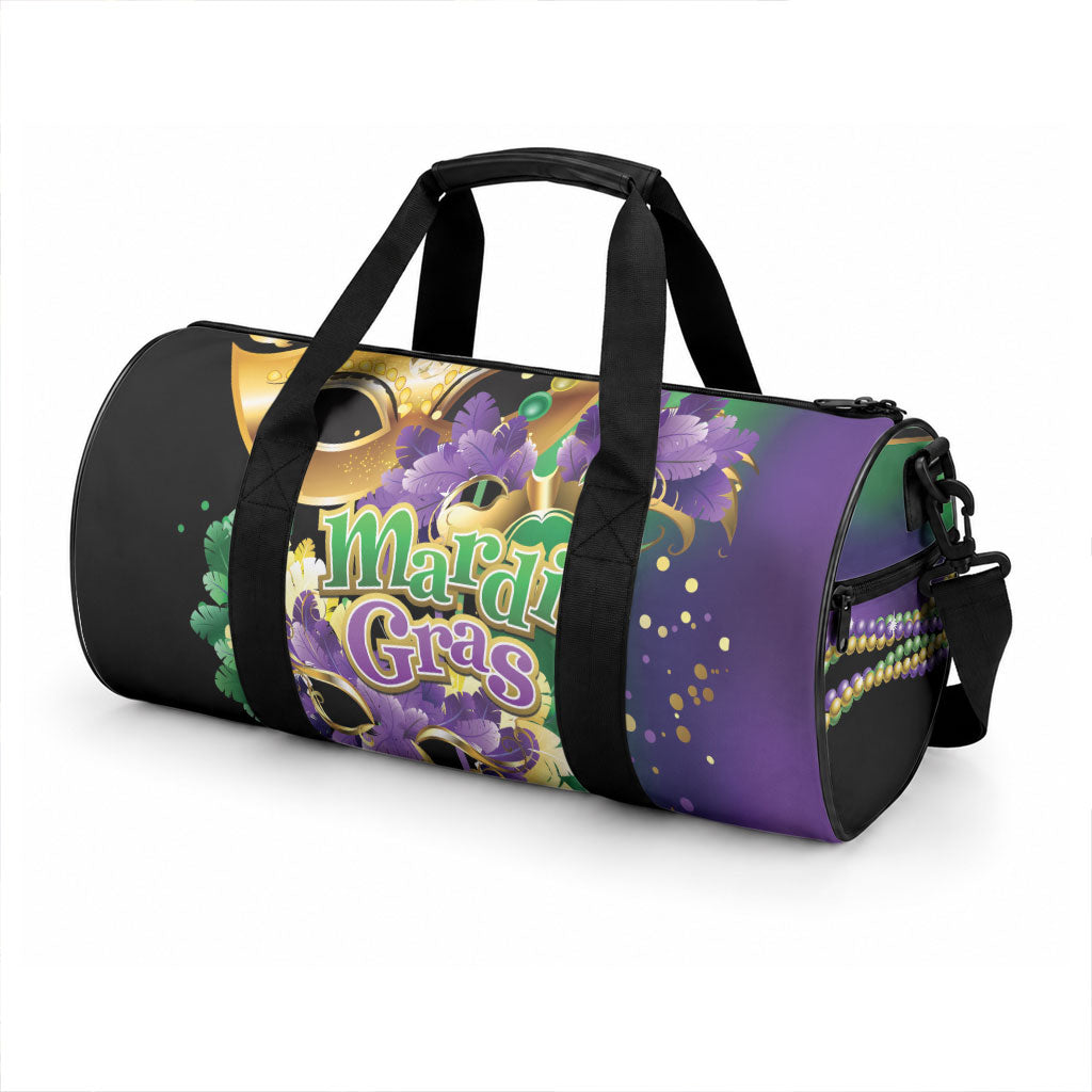 Mardi Gras Duffle Bag Carnival Feathers Masks LT01 - Polynesian Pride