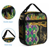 Mardi Gras Lunch Bag Gold Mask Unique Style LT01 - Polynesian Pride