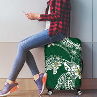 Polynesian Hawaiian Plumeria Tribal Pattern Luggage Cover Green Version LT01 - Polynesian Pride