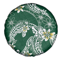Polynesian Hawaiian Plumeria Tribal Pattern Spare Tire Cover Green Version LT01 - Polynesian Pride
