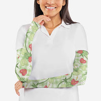 Anthurium Pikake Ti Leaf Palaka Arm Sleeves Green Version LT01 - Polynesian Pride