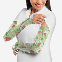 Anthurium Pikake Ti Leaf Palaka Arm Sleeves Green Version LT01 - Polynesian Pride