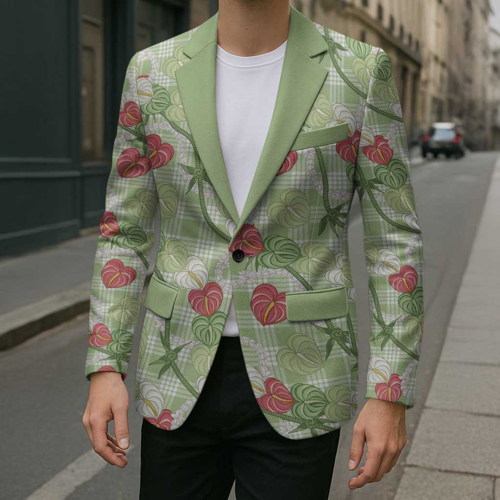 Anthurium Pikake Ti Leaf Palaka Blazer Green Version LT01 - Polynesian Pride