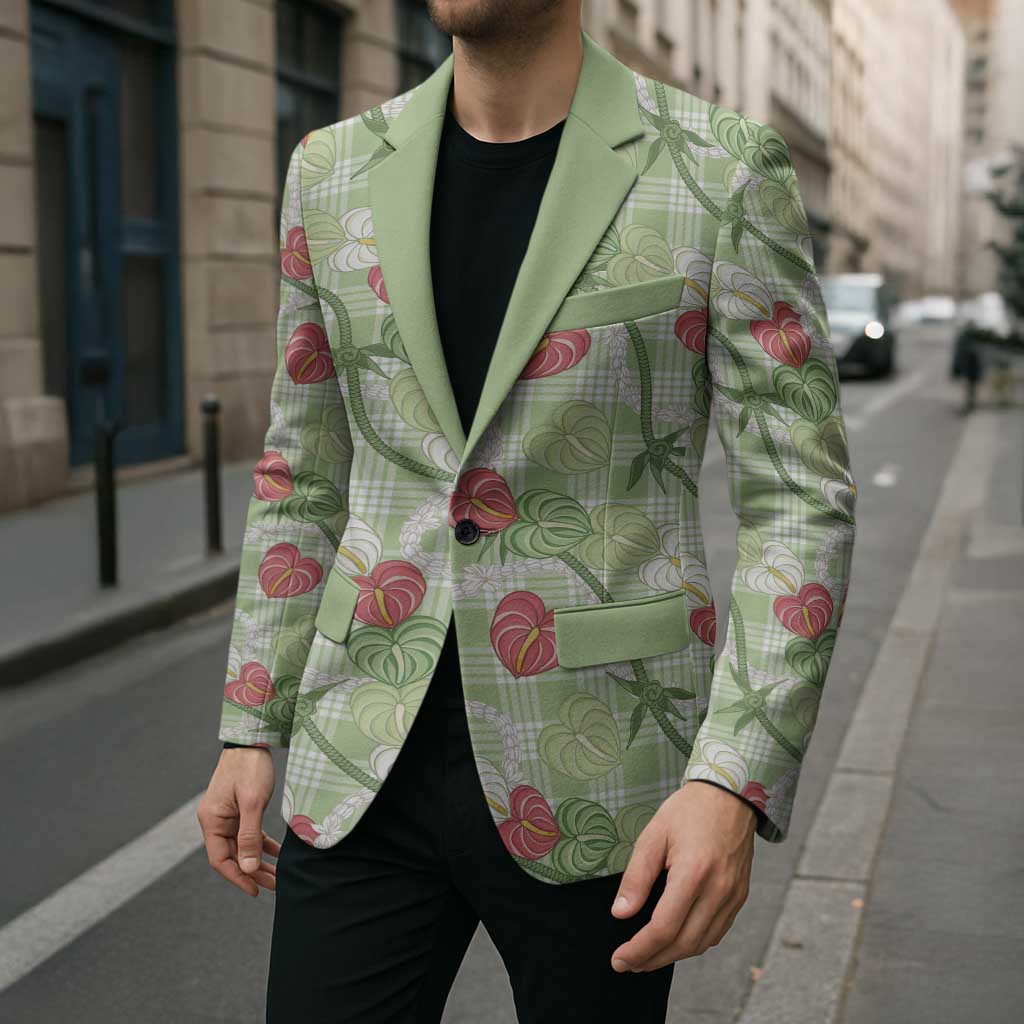 Anthurium Pikake Ti Leaf Palaka Blazer Green Version LT01 - Polynesian Pride
