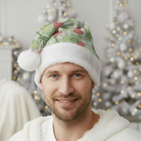 Anthurium Pikake Ti Leaf Palaka Christmas Santa Hat Green Version LT01 - Polynesian Pride