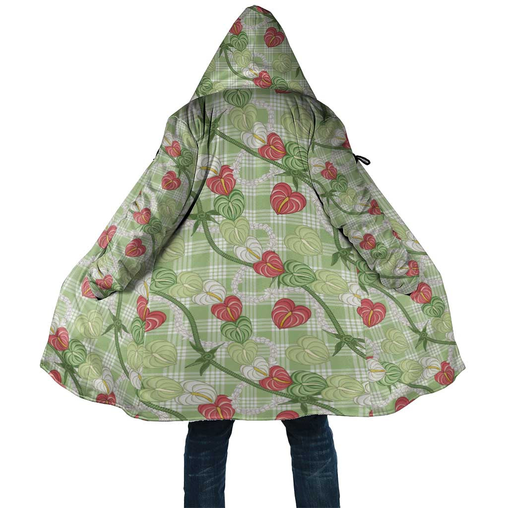 Anthurium Pikake Ti Leaf Palaka Cloak Green Version LT01 Unisex Green - Polynesian Pride