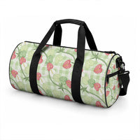 Anthurium Pikake Ti Leaf Palaka Duffle Bag Green Version LT01 - Polynesian Pride