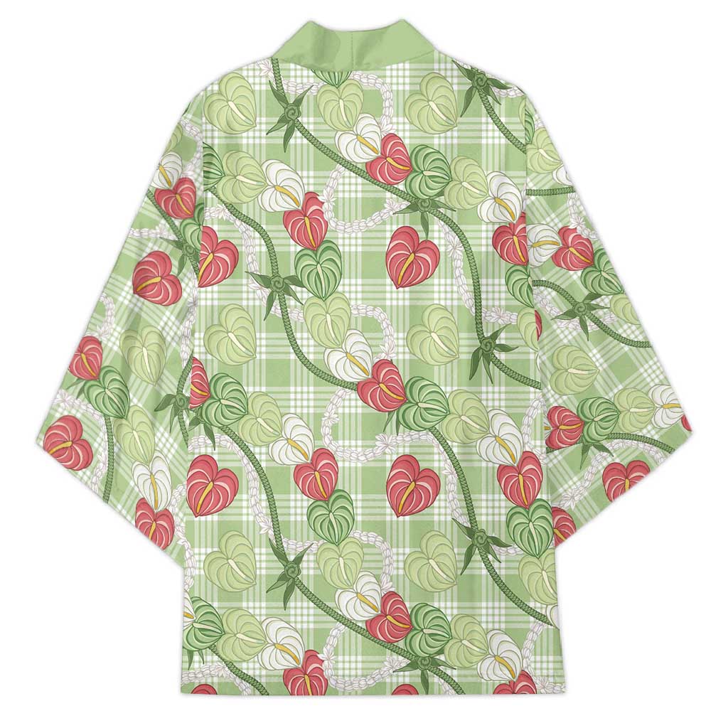Anthurium Pikake Ti Leaf Palaka Kimono Green Version LT01 - Polynesian Pride