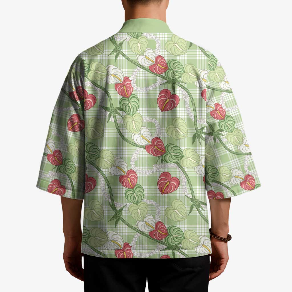 Anthurium Pikake Ti Leaf Palaka Kimono Green Version LT01 - Polynesian Pride