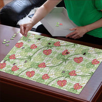 Anthurium Pikake Ti Leaf Palaka Puzzle Green Version LT01 - Polynesian Pride