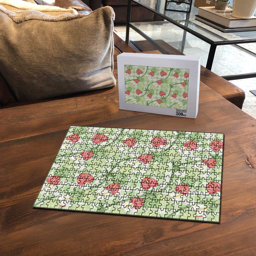 Anthurium Pikake Ti Leaf Palaka Puzzle Green Version LT01 - Polynesian Pride