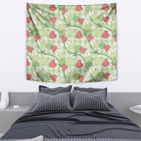Anthurium Pikake Ti Leaf Palaka Tapestry Green Version LT01 - Polynesian Pride