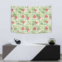 Anthurium Pikake Ti Leaf Palaka Tapestry Green Version LT01 - Polynesian Pride
