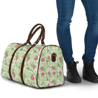 Anthurium Pikake Ti Leaf Palaka Travel Bag Green Version LT01 - Polynesian Pride