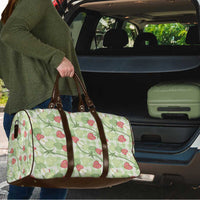 Anthurium Pikake Ti Leaf Palaka Travel Bag Green Version LT01 - Polynesian Pride