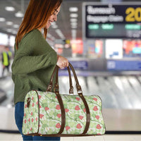 Anthurium Pikake Ti Leaf Palaka Travel Bag Green Version LT01 - Polynesian Pride