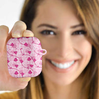 Anthurium Pikake Ti Leaf Palaka AirPods Case Pink Version LT01 - Polynesian Pride