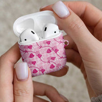 Anthurium Pikake Ti Leaf Palaka AirPods Case Pink Version LT01 - Polynesian Pride