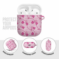 Anthurium Pikake Ti Leaf Palaka AirPods Case Pink Version LT01 - Polynesian Pride