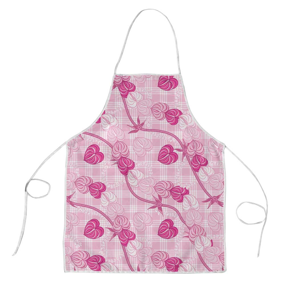 Anthurium Pikake Ti Leaf Palaka Apron Pink Version LT01 Pink - Polynesian Pride