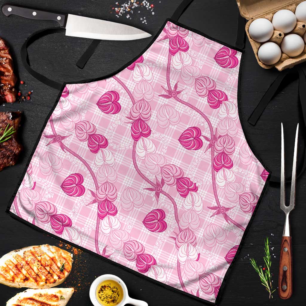 Anthurium Pikake Ti Leaf Palaka Apron Pink Version LT01 Pink - Polynesian Pride