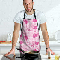 Anthurium Pikake Ti Leaf Palaka Apron Pink Version LT01 - Polynesian Pride