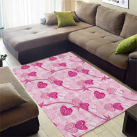 Anthurium Pikake Ti Leaf Palaka Area Rug Pink Version LT01 - Polynesian Pride